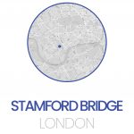 Chelsea FC, Stamford Bridge Stadium location map print