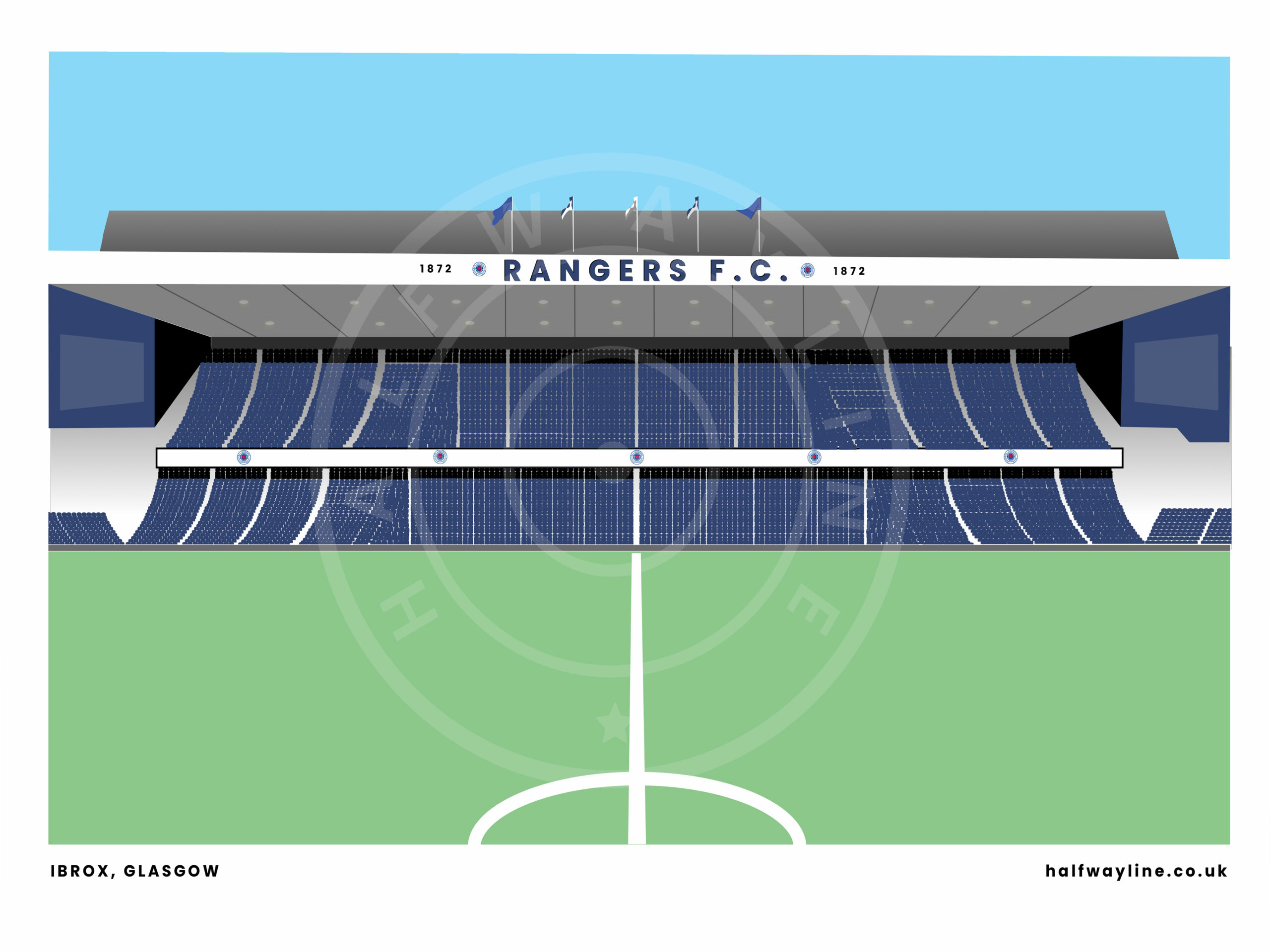 Halfwayline Terraces Illustrations Archives The Half Way Line